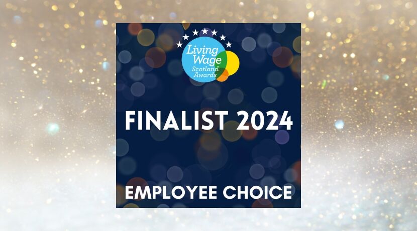 Shortlisted for Living Wage Scotland Award Image