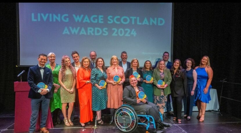 Highland Campervans Wins Employee Choice Award at Real Living Wage Awards in Glasgow Image