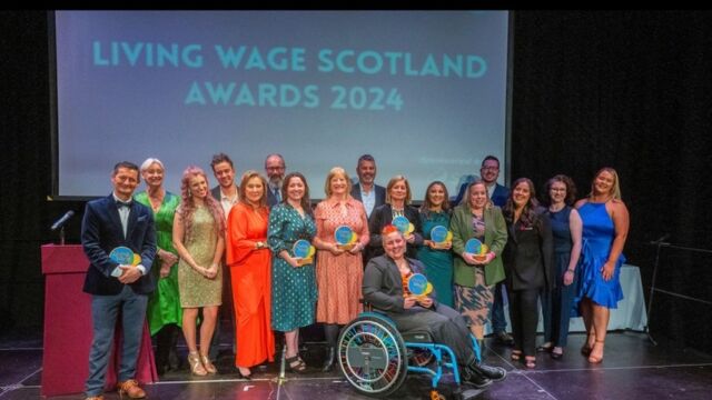 Highland Campervans Wins Employee Choice Award at Real Living Wage Awards in Glasgow
